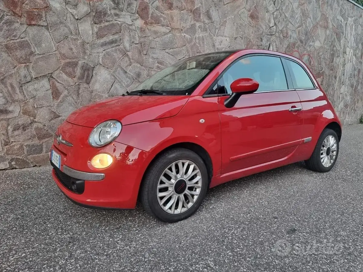 Usata Fiat 500 Sport 69 CV (50 kW) 2015 Rosso Berlina