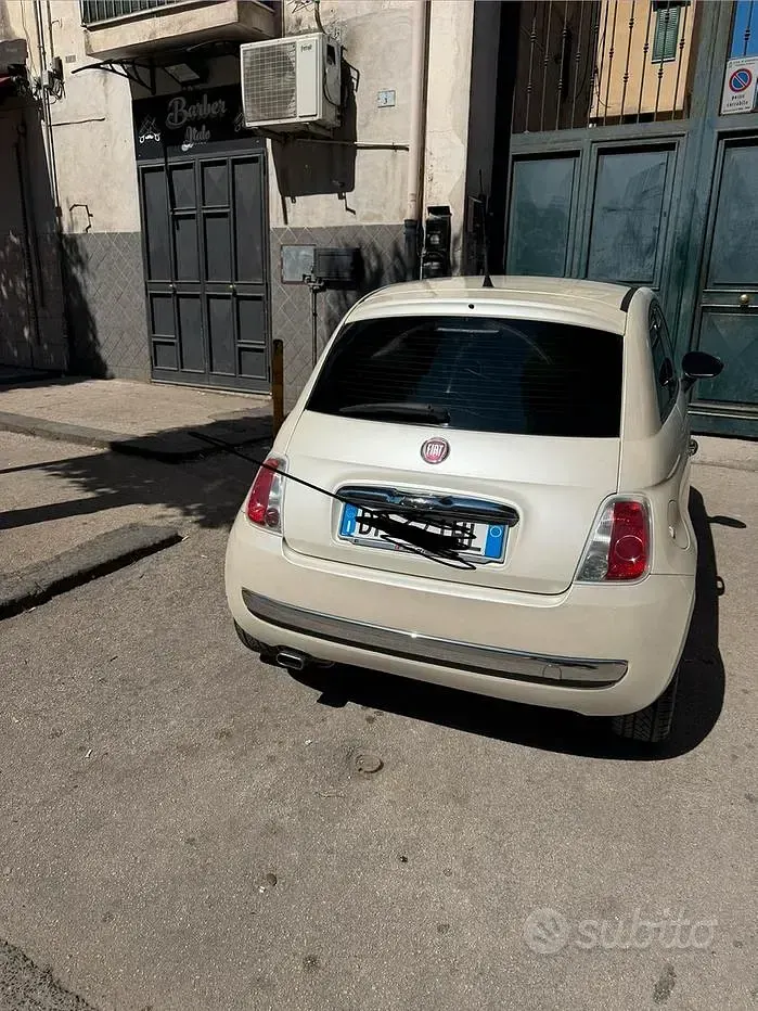 Usata Fiat 500 2009 Bianco Cabrio