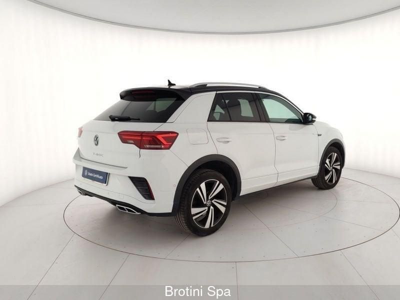 Usata VW T-Roc R-line 150 CV (110 kW) 2022 Bianco SUV