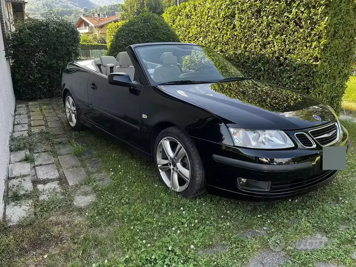 Usata Saab 9-3 150 CV (110 kW) 2007 Nero Cabrio