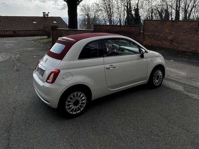 Usata Fiat 500C Lounge 69 CV (50 kW) 2017 Bianco Cabrio
