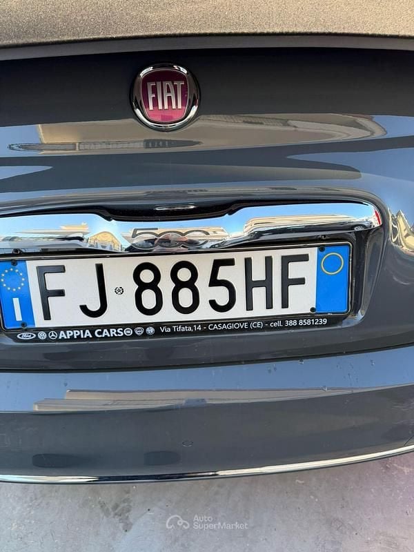 Usata Fiat 500C Mirror 69 CV (50 kW) 2017 Grigio Cabrio