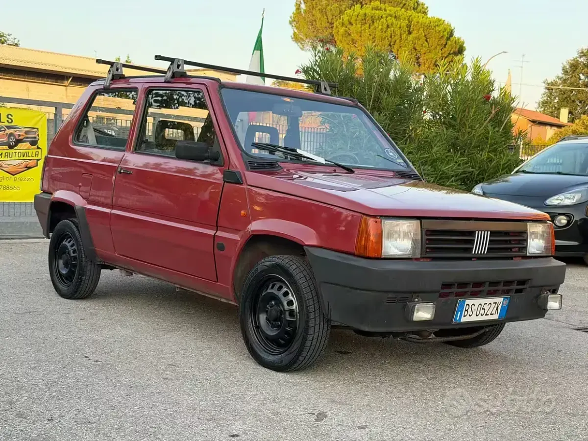 Usata Fiat Panda 54 CV (39 kW) 2001 Rosso Berlina