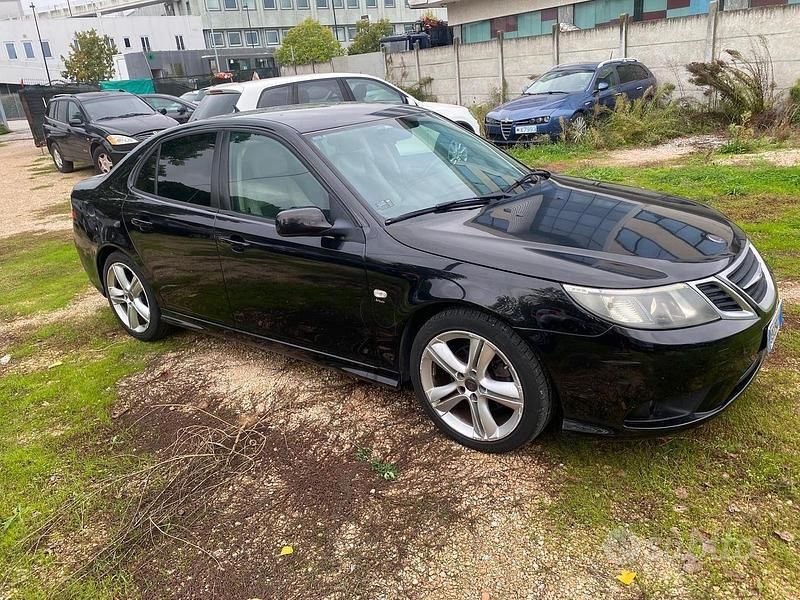 Usata Saab 9-3 Linear 150 CV (110 kW) 2008 Nero Berlina