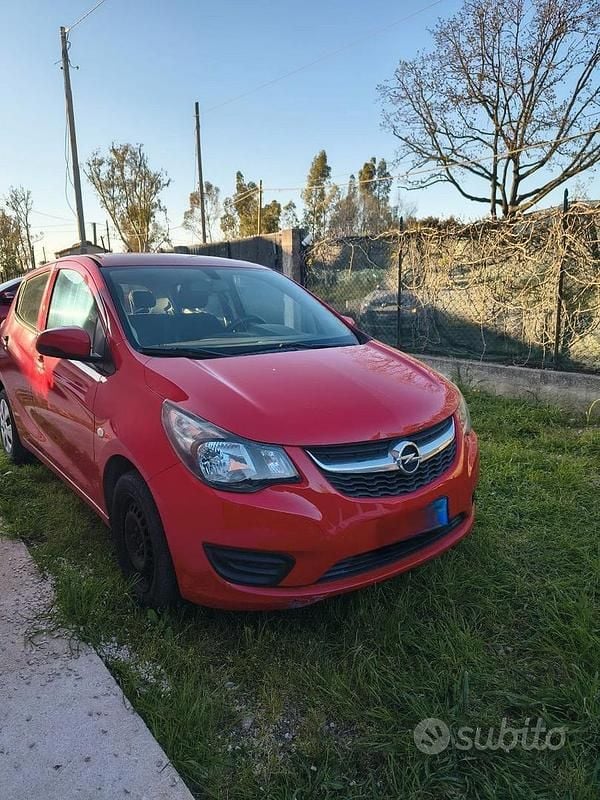 Usata Opel Karl 75 CV (55 kW) 2017 Rosso Utilitaria