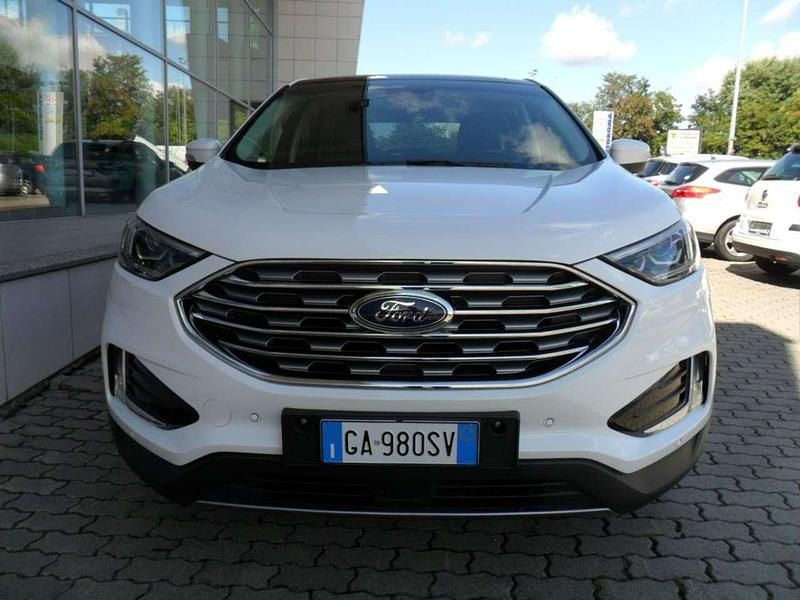 Usata Ford Edge Titanium S 238 CV (175 kW) 2020 Bianco frozen SUV