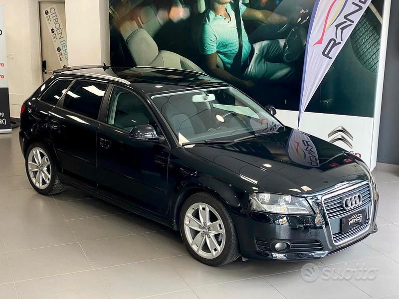 Usata Audi A3 Ambition 140 CV (102 kW) 2008 Nero Utilitaria