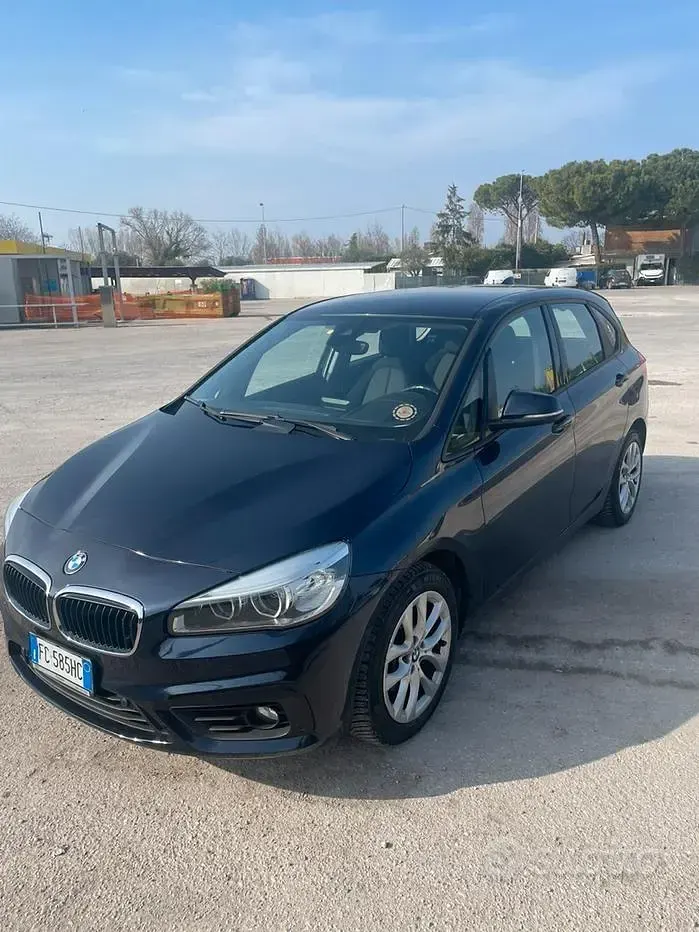 Usata BMW 216 116 CV (85 kW) 2016 Blu Monovolume