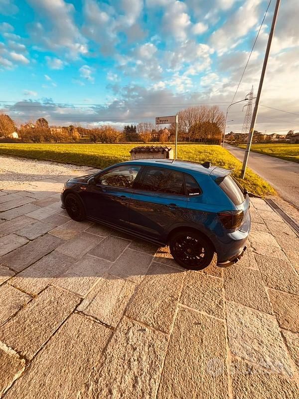 Usata VW Polo GTI 200 CV (147 kW) 2019 Blu Berlina