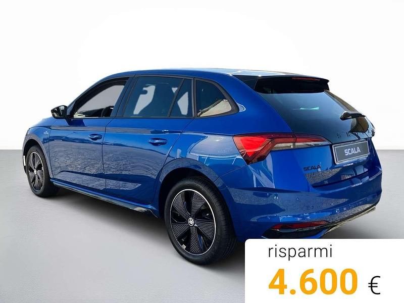Usata Skoda Scala Monte Carlo 116 CV (85 kW) 2024 Blu race metallizzato Utilitaria