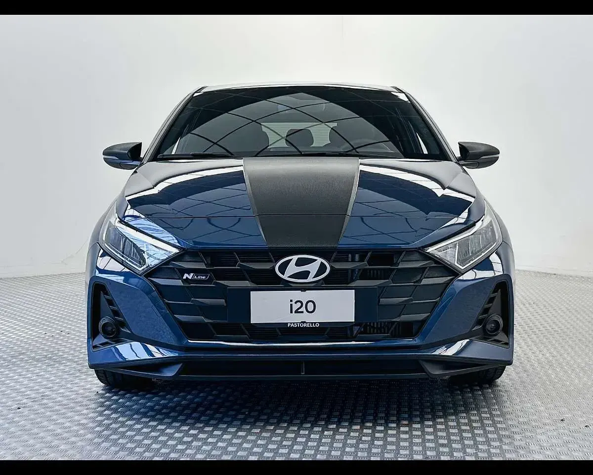 Nuova Hyundai i20 N Line 101 CV (74 kW) 2026 Vibrant blue pearl + black roo Utilitaria