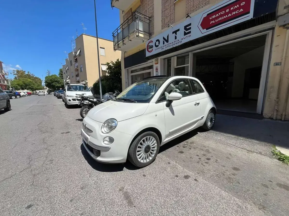 Usata Fiat 500C Lounge 95 CV (69 kW) 2015 Bianco Cabrio