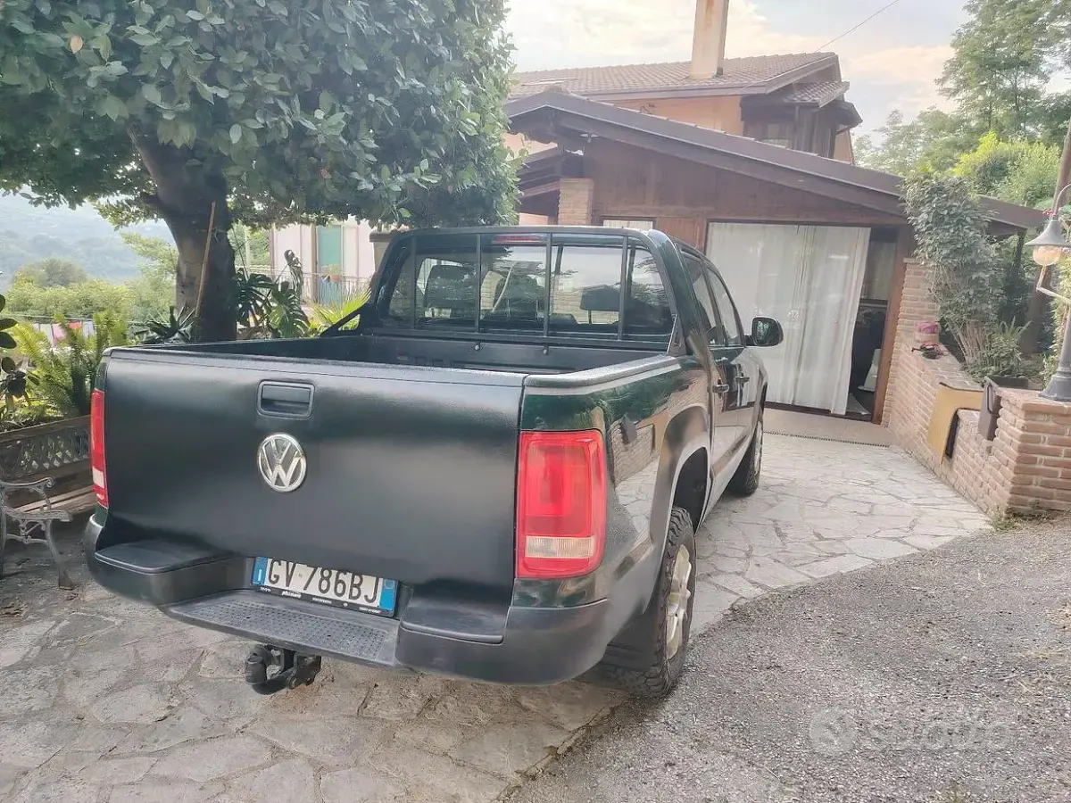 Usata VW Amarok 140 CV (102 kW) 2014 Verde Pick-up