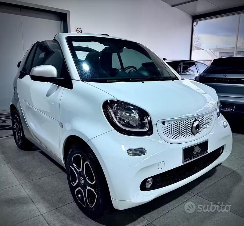 Brugt Smart ForTwo Cabrio Passion 71 HK (52 kW) 2019 Hvid Cabriolet