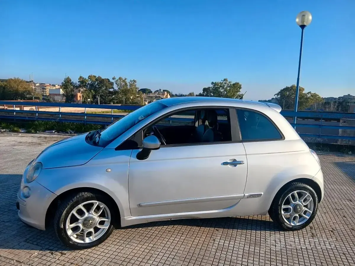 Usata Fiat 500 69 CV (50 kW) 2009 Grigio Cabrio