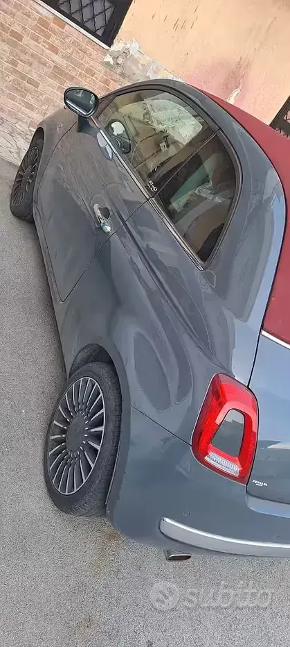 Usata Fiat 500C 69 CV (50 kW) 2011 Grigio Cabrio