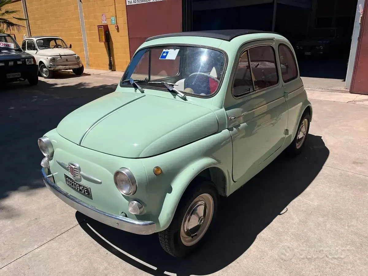 Usata Fiat 500 1960 Bluazzurro Utilitaria
