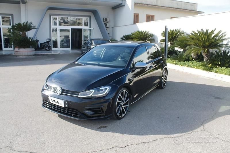 Usata VW Golf VII R 309 CV (227 kW) 2018 Nero Berlina