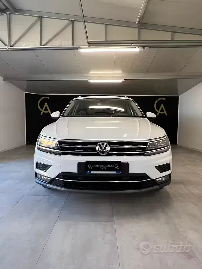 Usata VW Tiguan Style 150 CV (110 kW) 2018 Bianco SUV
