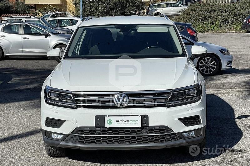 Usata VW Tiguan Allspace Advance 150 CV (110 kW) 2019 Bianco SUV