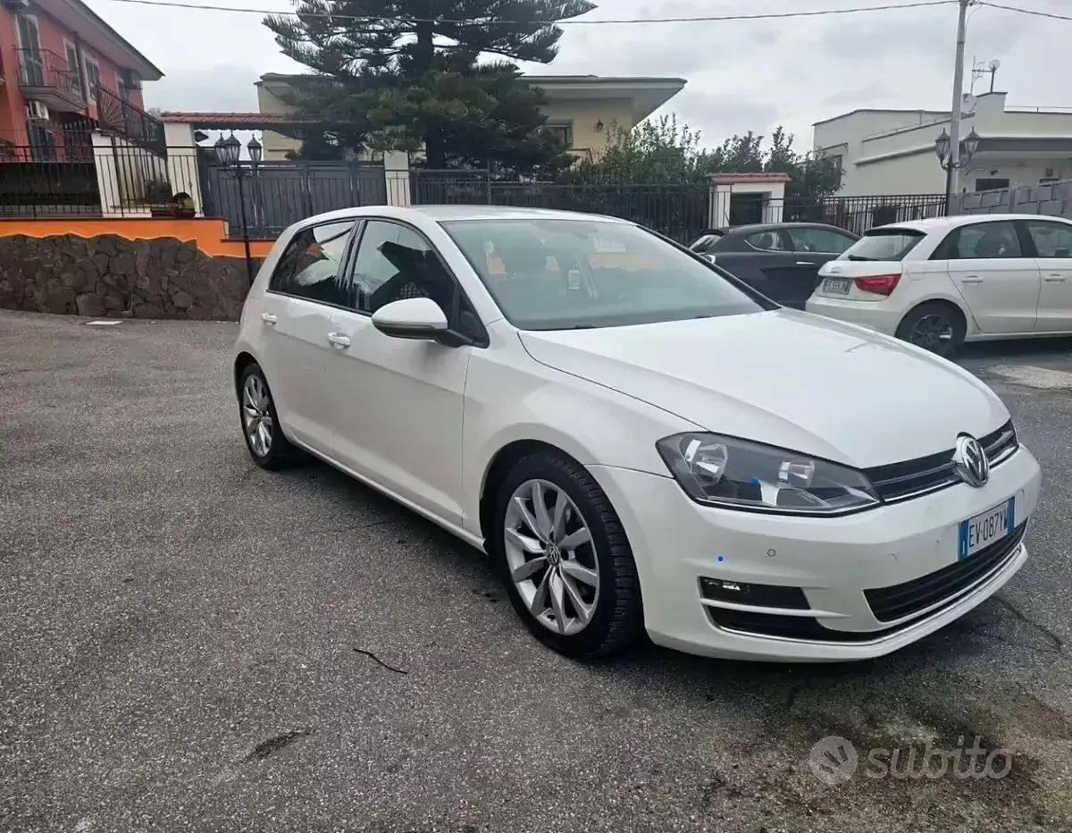 Usata VW Golf VII 150 CV (110 kW) 2014 Bianco Berlina
