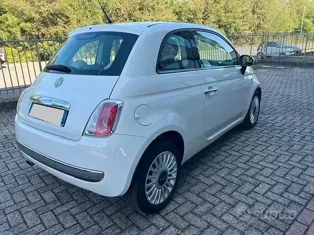 Usata Fiat 500 Lounge 69 CV (50 kW) 2009 Bianco Cabrio