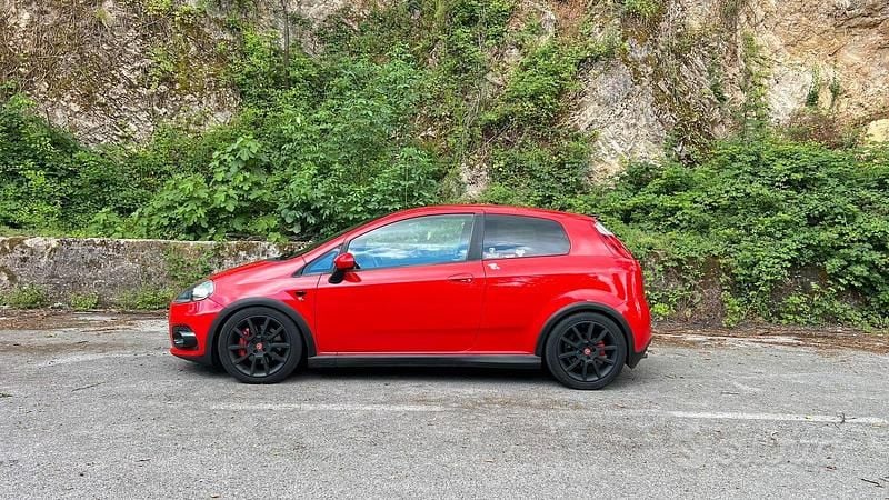 Usata Abarth Grande Punto 2008 Rosso Utilitaria