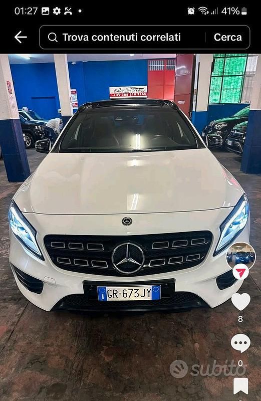 Usata Mercedes GLA200 AMG 2019 Bianco SUV