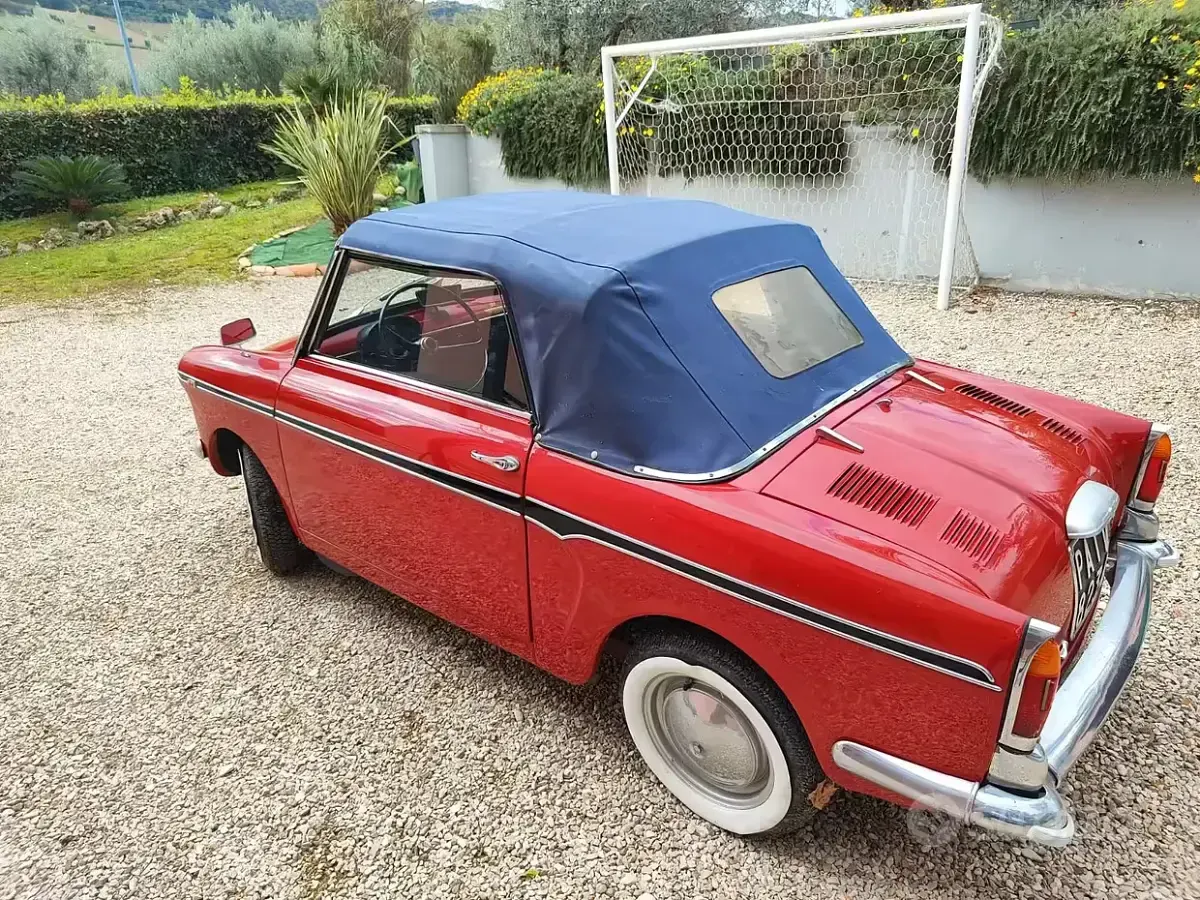 Usata Autobianchi Bianchina 1960 Rosso Utilitaria