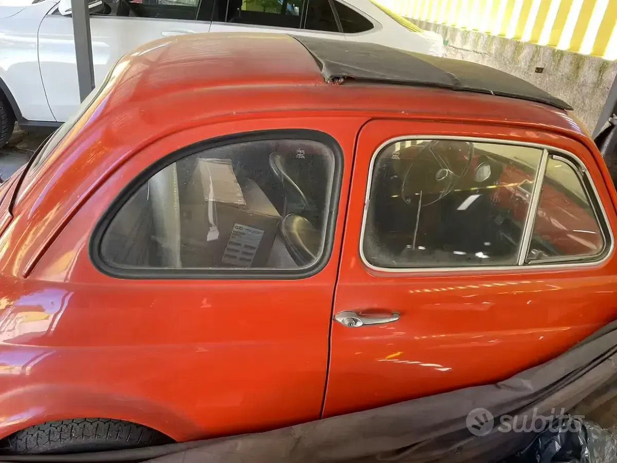 Usata Fiat 500 1970 Rosso Utilitaria