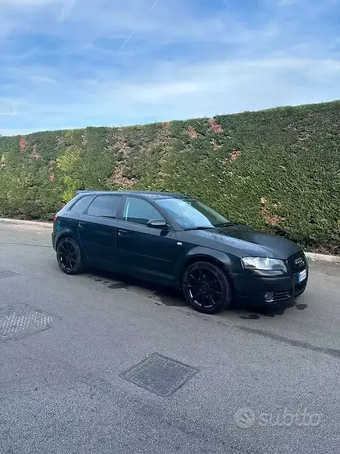 Usata Audi A3 140 CV (102 kW) 2007 Nero Utilitaria
