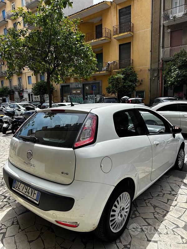 Usata Fiat Punto Evo Dynamic 77 CV (56 kW) 2010 Bianco Utilitaria