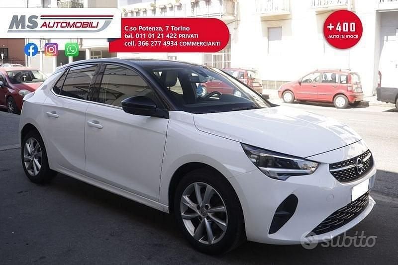 Usata Opel Corsa Elegance 101 CV (74 kW) 2021 Bianco Utilitaria