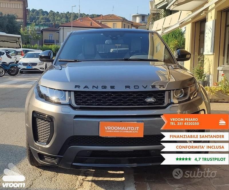 Usata Land Rover Range Rover evoque 180 CV (132 kW) 2017 Grigio SUV