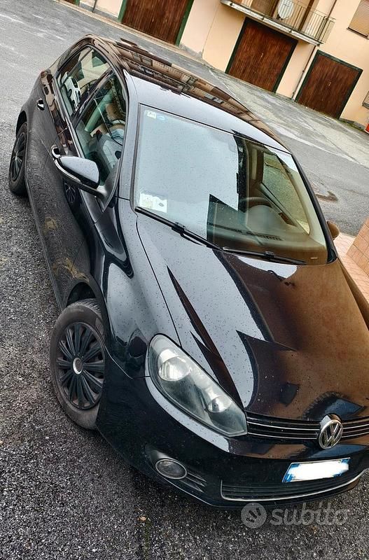 Usata VW Golf VI 110 CV (80 kW) 2009 Nero Utilitaria