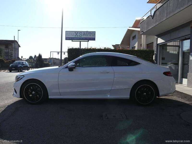 Usata Mercedes C250 Premium Plus 204 CV (150 kW) 2017 Bianco Coupé