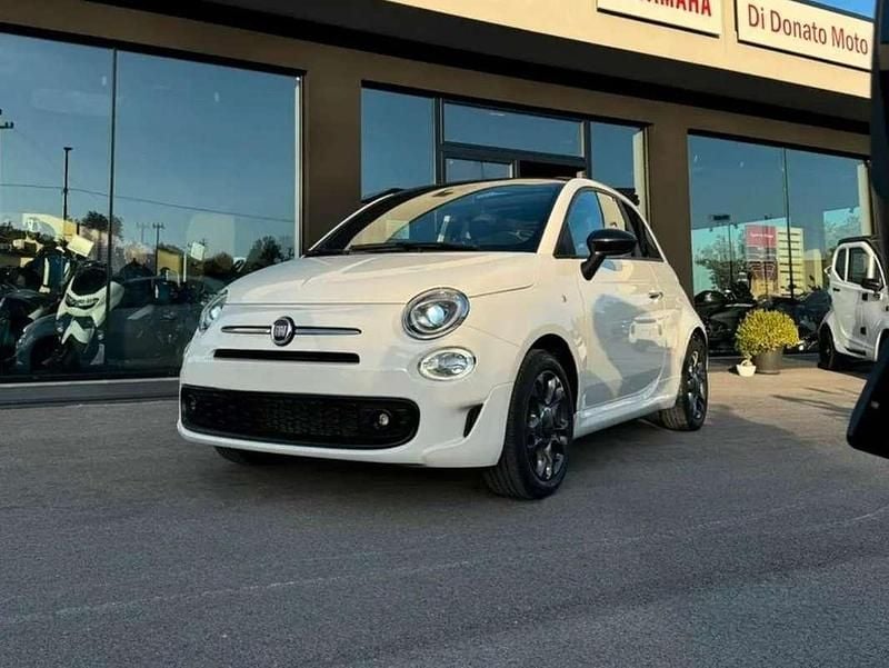 Usata Fiat 500C Sport 69 CV (50 kW) 2021 Bianco Cabrio