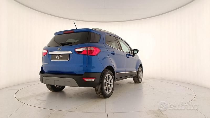 Usado Ford Ecosport Titanium S 100 HP (73 kW) 2018 Azul SUV