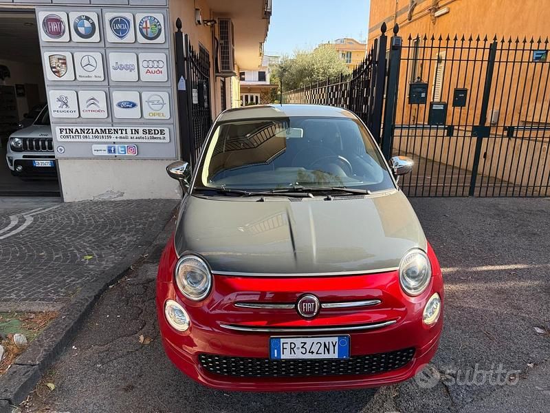 Rosso Usata 2018 Fiat 500 Lounge Tre volumi | 9500 € (Buon prezzo) - Immagine 1/4
