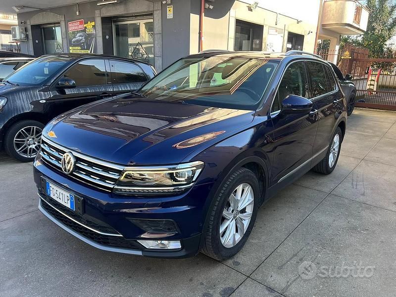 Usata VW Tiguan 150 CV (110 kW) 2017 Blu SUV