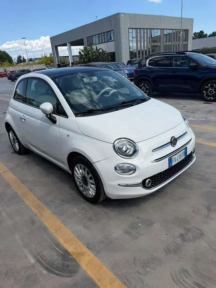 Usata Fiat 500 Lounge 69 CV (50 kW) 2019 Bianco Utilitaria