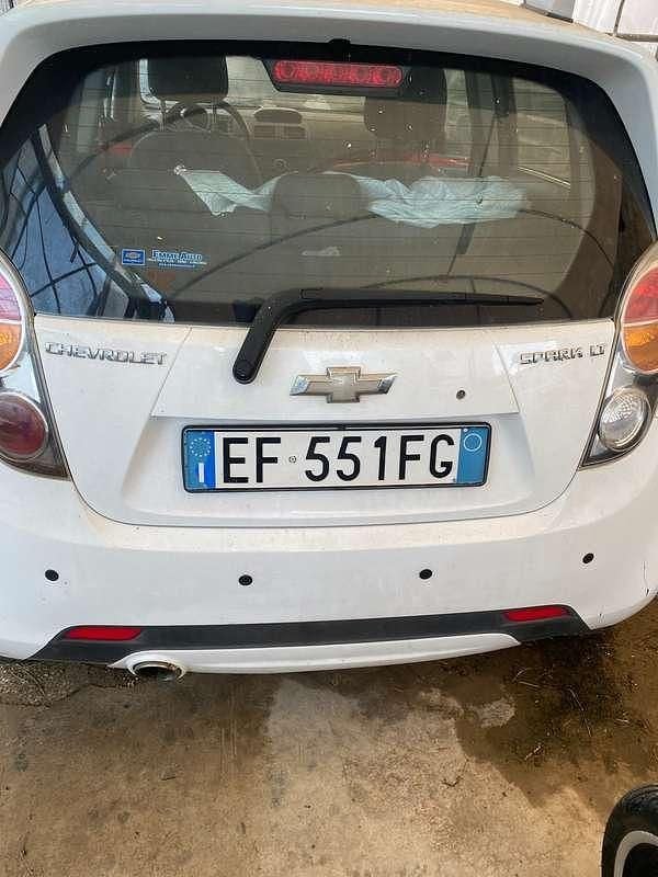 Usata Chevrolet Spark LS 82 CV (60 kW) 2010 Bianco Utilitaria