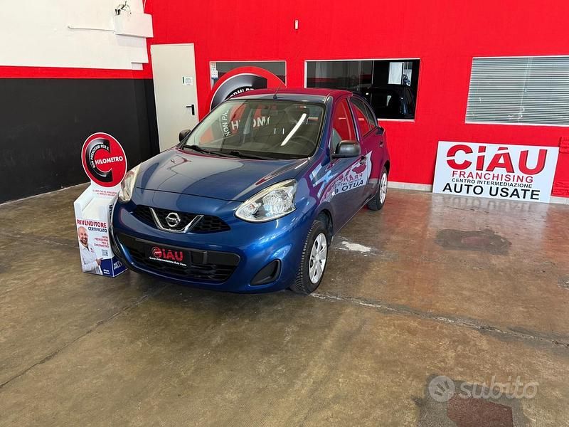 Usata Nissan Micra Acenta 80 CV (58 kW) 2014 Blu Utilitaria