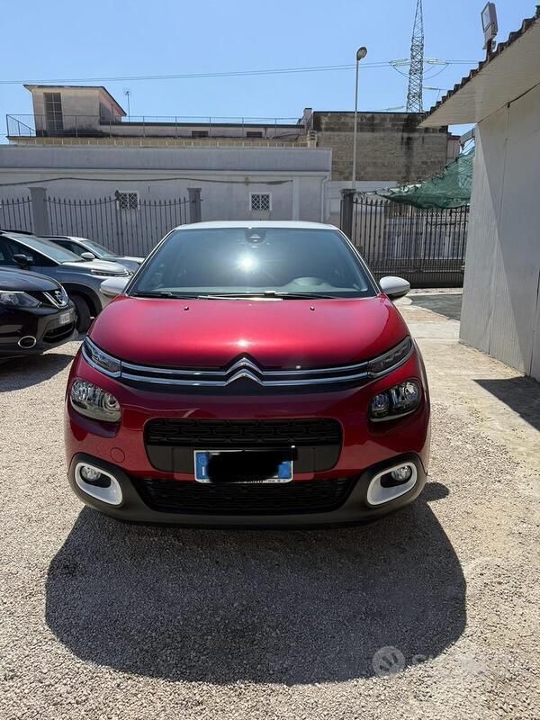 Usata Citroën C3 100 CV (73 kW) 2019 Rosso Utilitaria