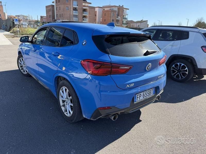 Usata BMW X2 M Sport 231 CV (169 kW) 2018 Blu pastello SUV