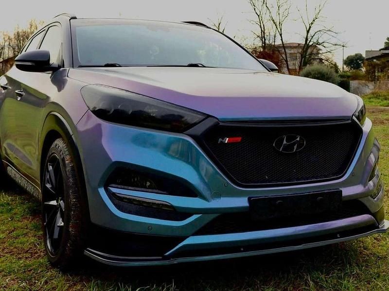 Usata Hyundai Tucson 141 CV (103 kW) 2016 Vernice nero opaco SUV