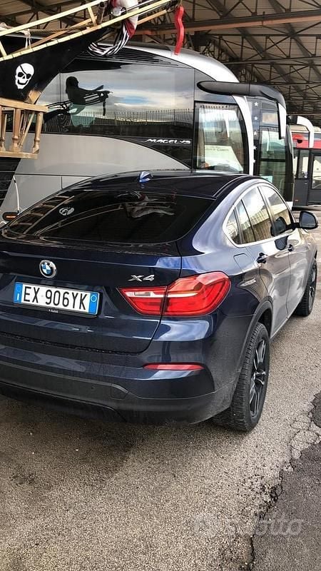 Usata BMW X4 190 CV (139 kW) 2014 Blu SUV