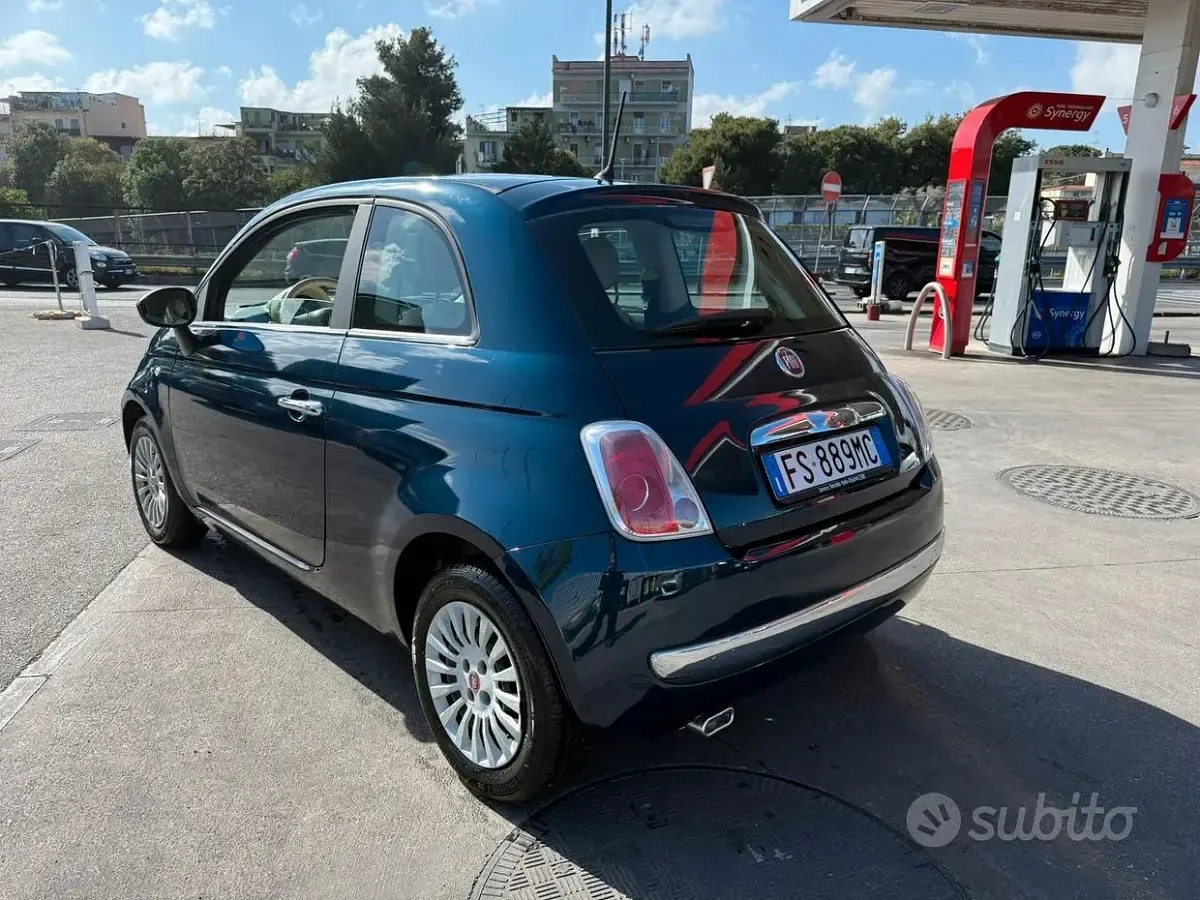 Usata Fiat 500 Lounge 69 CV (50 kW) 2012 Blu Berlina