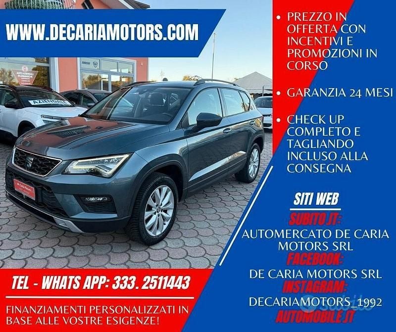 Grigio Usata 2020 Seat Ateca XCELLENCE SUV | 18.800 € (Buon prezzo) - Immagine 1/4