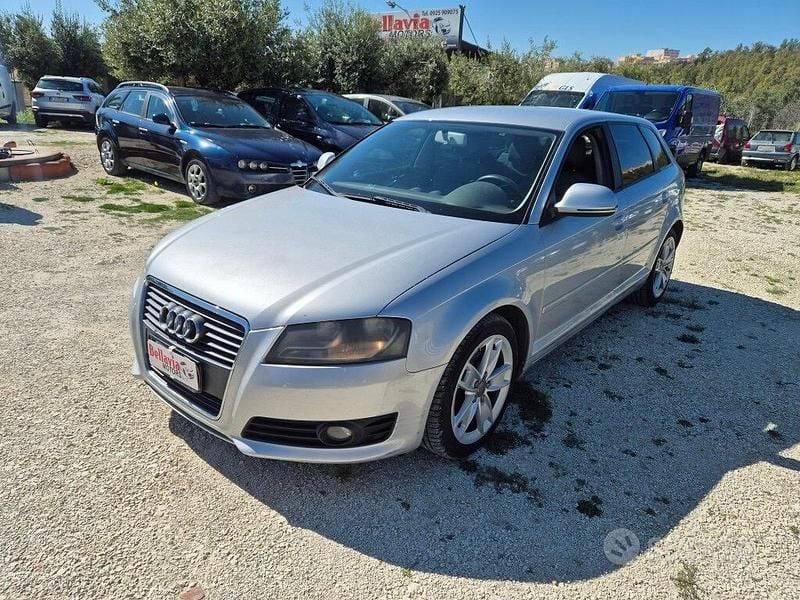 Usata Audi A3 140 CV (102 kW) 2009 Grigio Utilitaria
